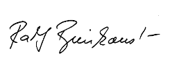 Signatur von Ralf Bienkowski Fuggerbank Berater 